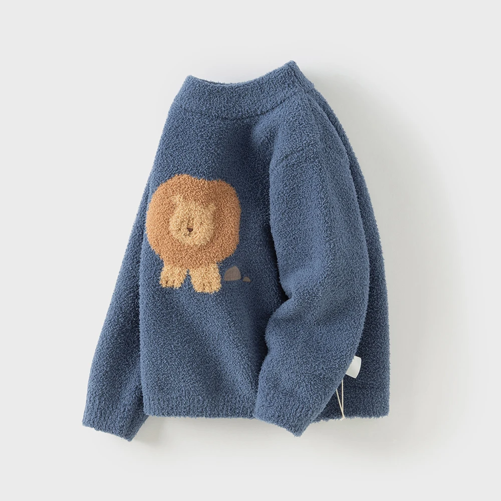 Dave Bella Winter Boys Girls Baby Children Top Knitted Sweater Pullover Warm Casual Sweet Cute Gentle Kids Knitwear DBM19273-A