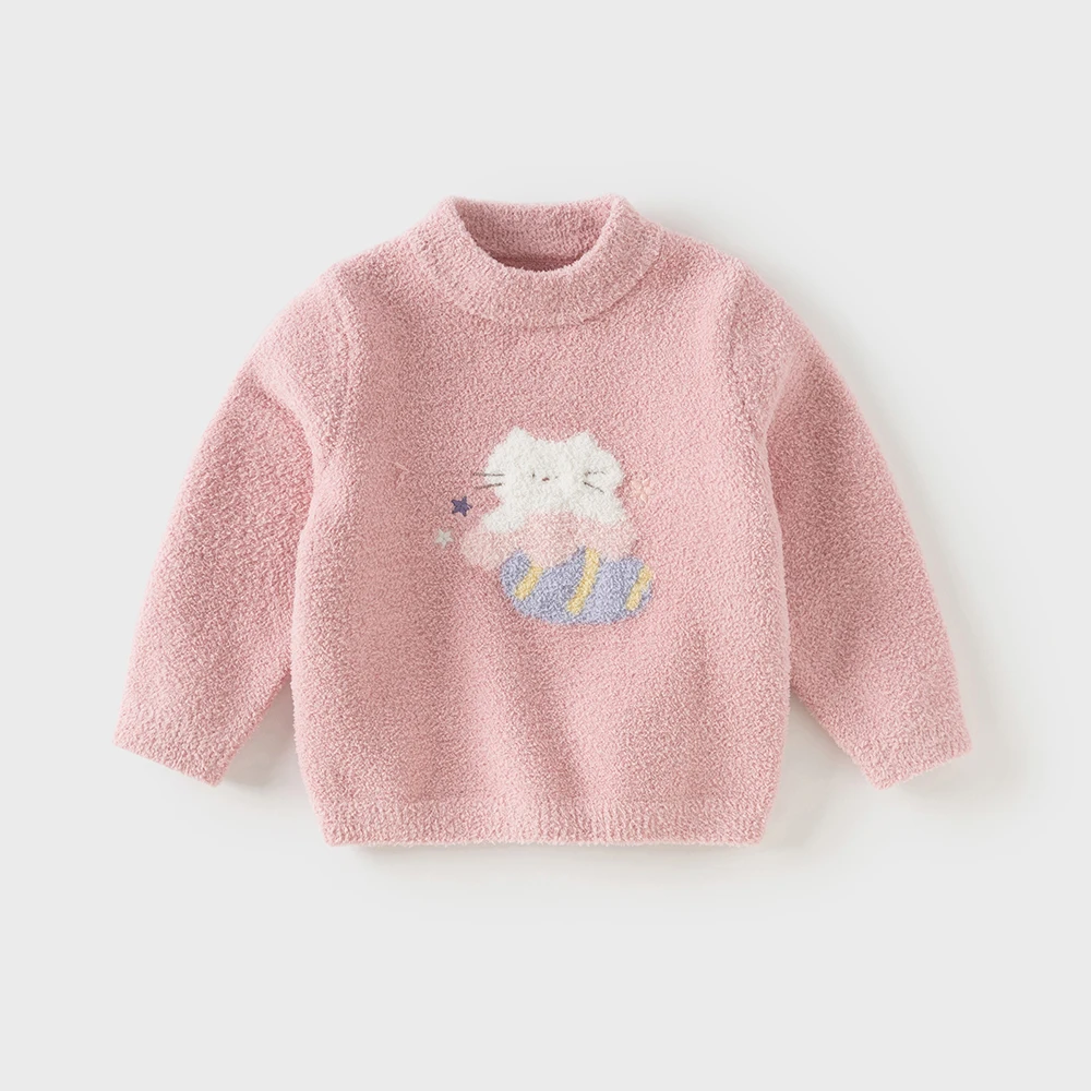 Dave Bella Winter Boys Girls Baby Children Top Knitted Sweater Pullover Warm Casual Sweet Cute Gentle Kids Knitwear DBM19273-A
