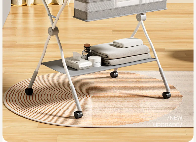 Multifunctional Baby Diaper-Changing Table Adjustable Baby Caring Table Newborn Removable Folding Diaper Changing Table