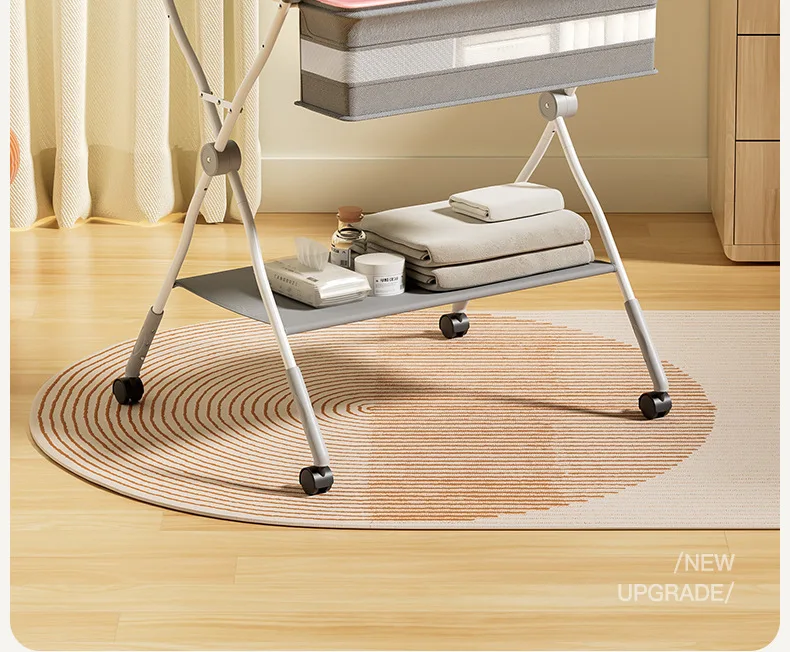Multifunctional Baby Diaper-Changing Table Adjustable Baby Caring Table Newborn Removable Folding Diaper Changing Table
