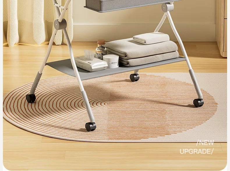 Multifunctional Baby Diaper-Changing Table Adjustable Baby Caring Table Newborn Removable Folding Diaper Changing Table