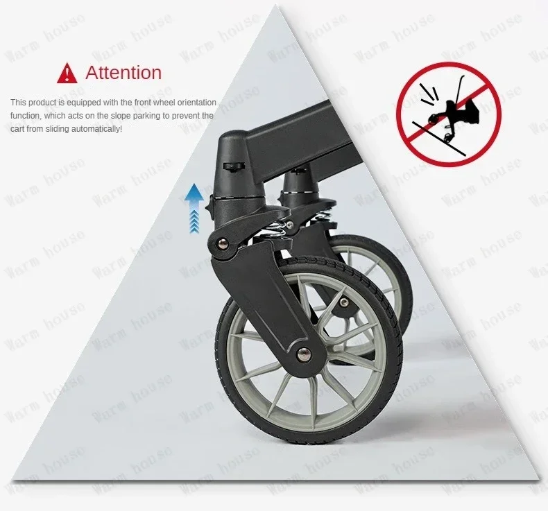 EU STOCK 4in1 baby stroller two-way Multifunctional newborn baby stroller 3in1 Foldable Basket type seat Lightweight Travel Pram