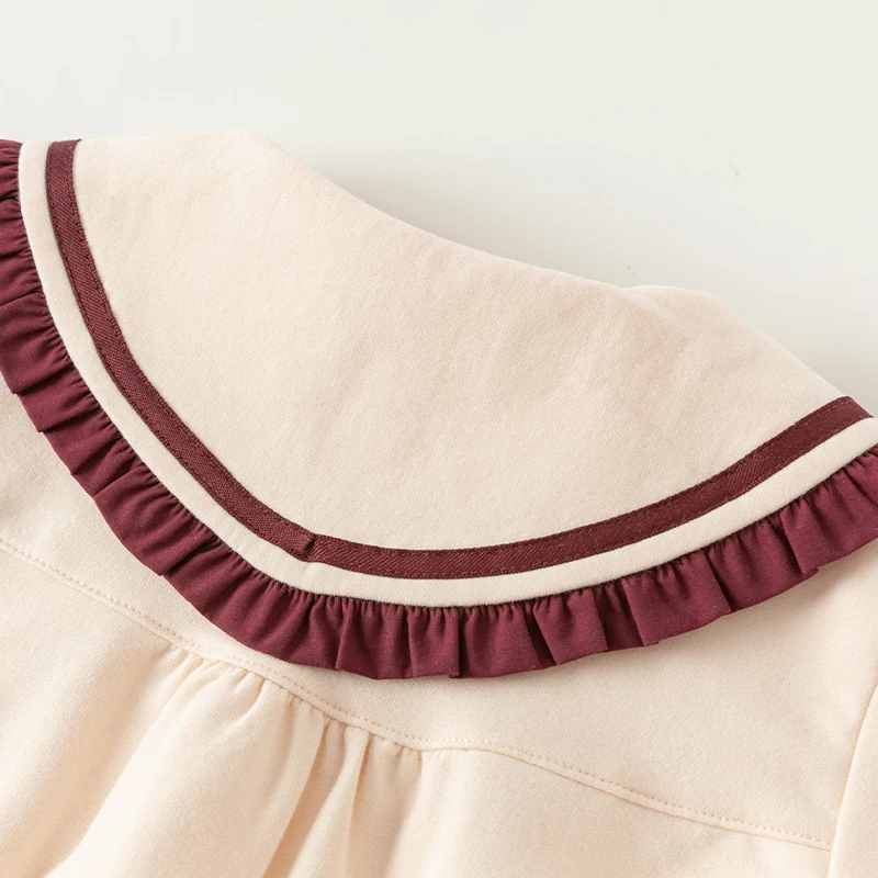 Dave Bella Children's Half Skirt Set Autumn Spring Girls Top Skirts Two Piece Set Sweet Elegant Dresses Kids Clothing DB3241637