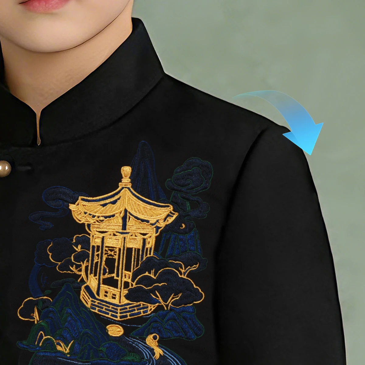Chinese Traditional Clothes Boys Suit for Kids New Year Outfit Easter Church Wedding Halloween Birthday Party Gift Perform Set