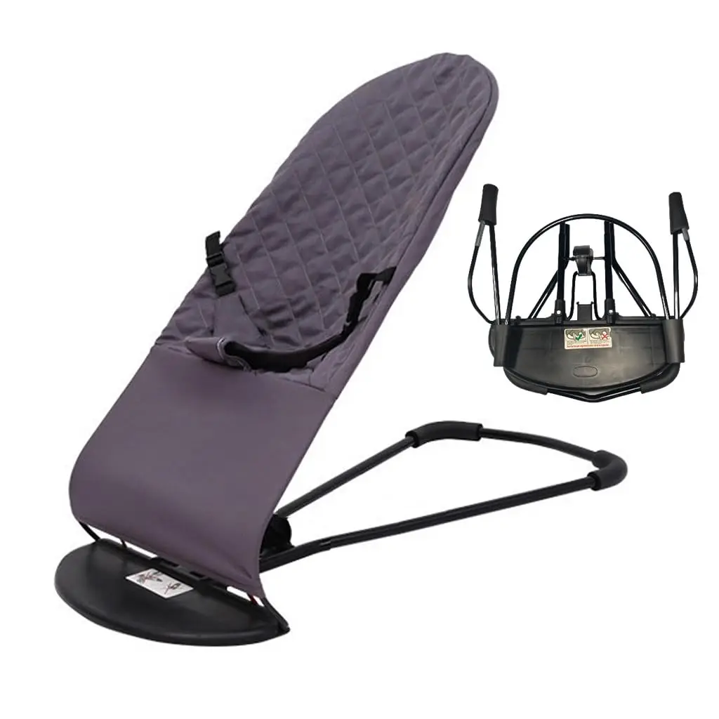 Baby Bouncer Seat,Portable Infant Bouncer with 3-Point Safety Harness,Ergonomic Bouncy seat Newborn Bouncer for Babies 0-6 Month