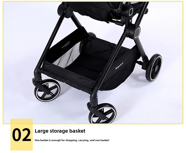 Highview Baby Stroller Can Sit or Lie Down, Lightweight and Foldable, Newborn Baby Umbrella Stroller,Four-wheel Two-way Stroller