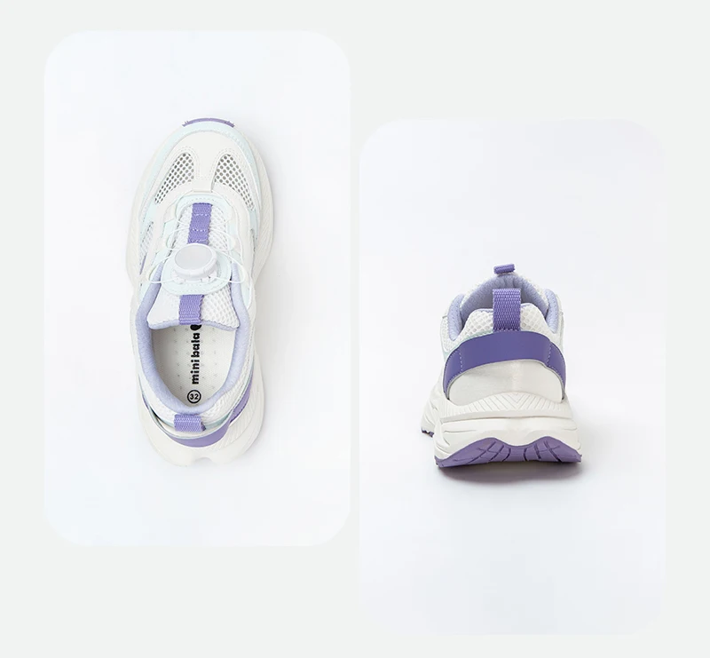 Mini Bala Running Shoes Boys and Girls Soft Protective Non - slip Anti - fall Breathable Lightweight Lace - free Summer Shoes