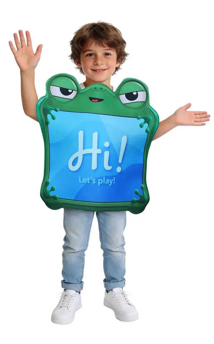Lilypad Smart Tablet Funny Toy Story Cartoon Frog Tablet Cosplay Outfits Sponge Suit Halloween Parade Fancy Clothing
