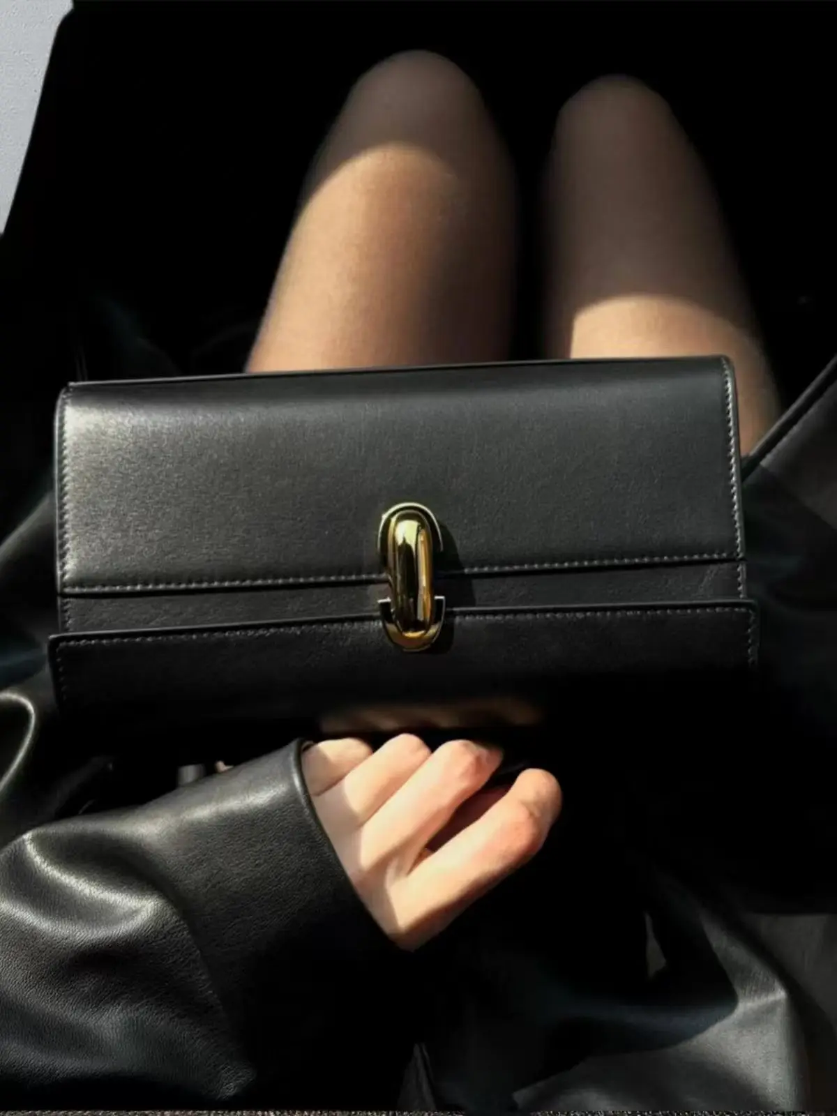 Niche Minimalist Retro Square Bag Fashion Long Handle Handbag Elegant Women Casual Shoulder Crossbody Purse Daily Outfit