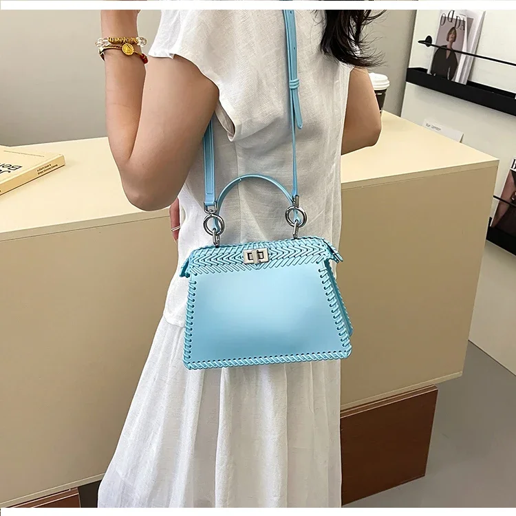 Stylish Elegant Diaper Bags For Women Simple Vintage Leather Crossbody Bag Minimalist Designer Luxury Commuter