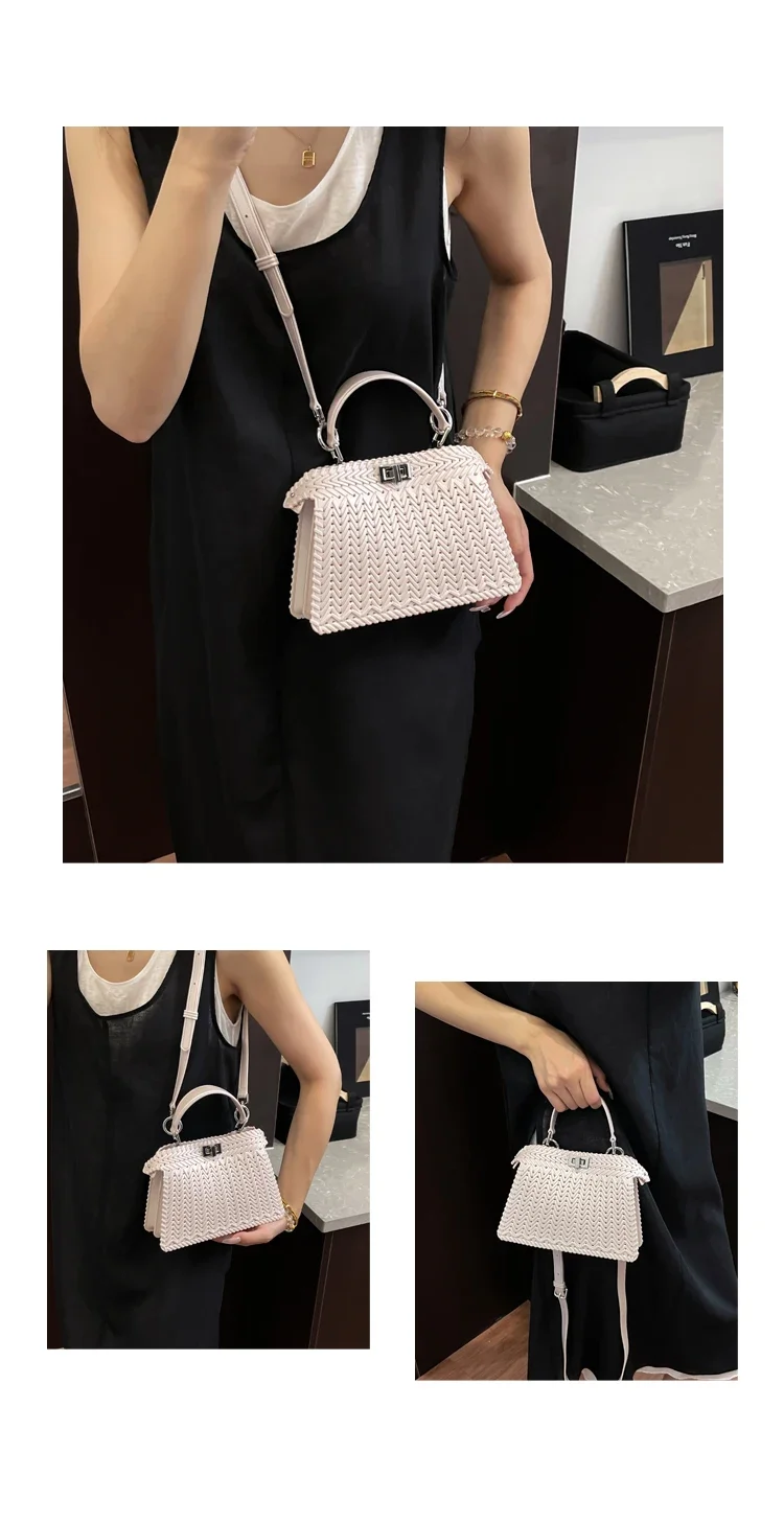 Stylish Elegant Diaper Bags For Women Simple Vintage Leather Crossbody Bag Minimalist Designer Luxury Commuter