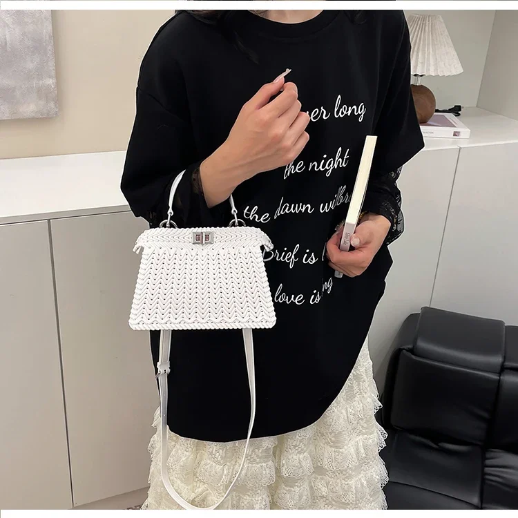 Stylish Elegant Diaper Bags For Women Simple Vintage Leather Crossbody Bag Minimalist Designer Luxury Commuter