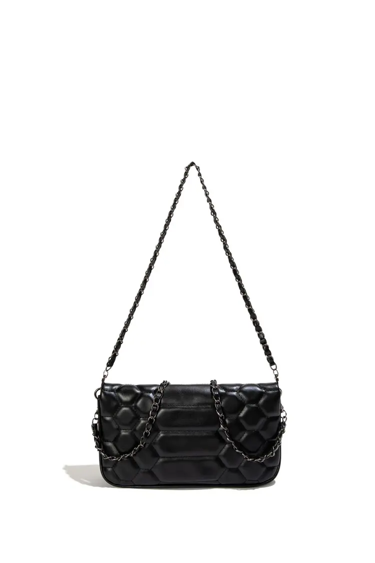 New fashionable women's handbag elegant retro leather chain strap crossbody bag luxurious designer shoulder bag
