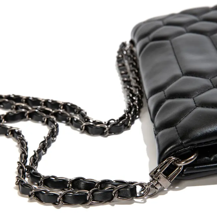 New fashionable women's handbag elegant retro leather chain strap crossbody bag luxurious designer shoulder bag