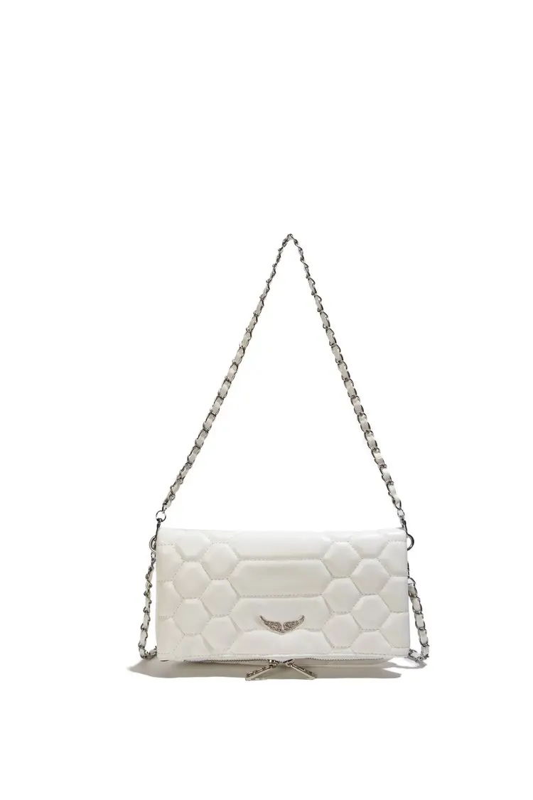 New fashionable women's handbag elegant retro leather chain strap crossbody bag luxurious designer shoulder bag
