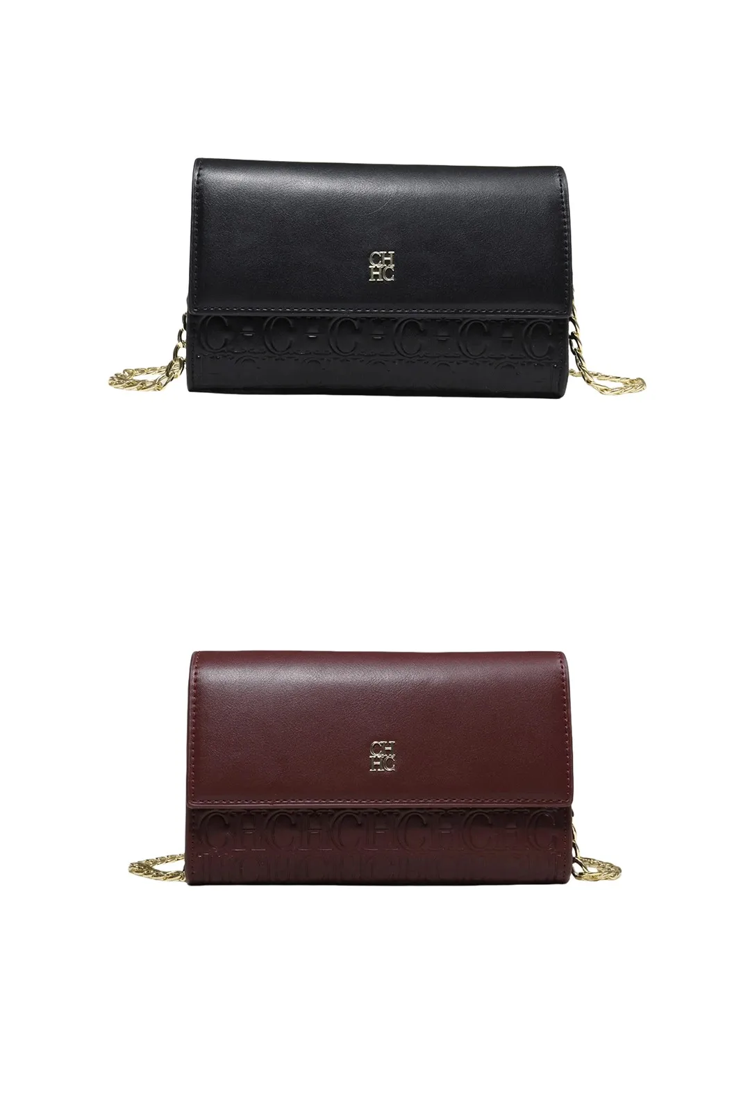 CH Crossbody Bag For Women Luxury Designer Handbag Fashion Embossed Leather Shoulder Bag Elegant Chain Clutch Bag For Daily Use