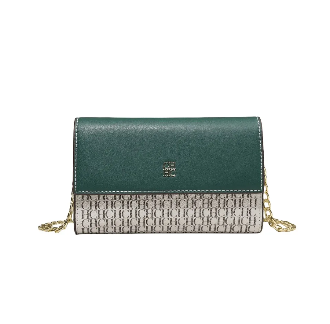 CH Crossbody Bag For Women Luxury Designer Handbag Fashion Embossed Leather Shoulder Bag Elegant Chain Clutch Bag For Daily Use