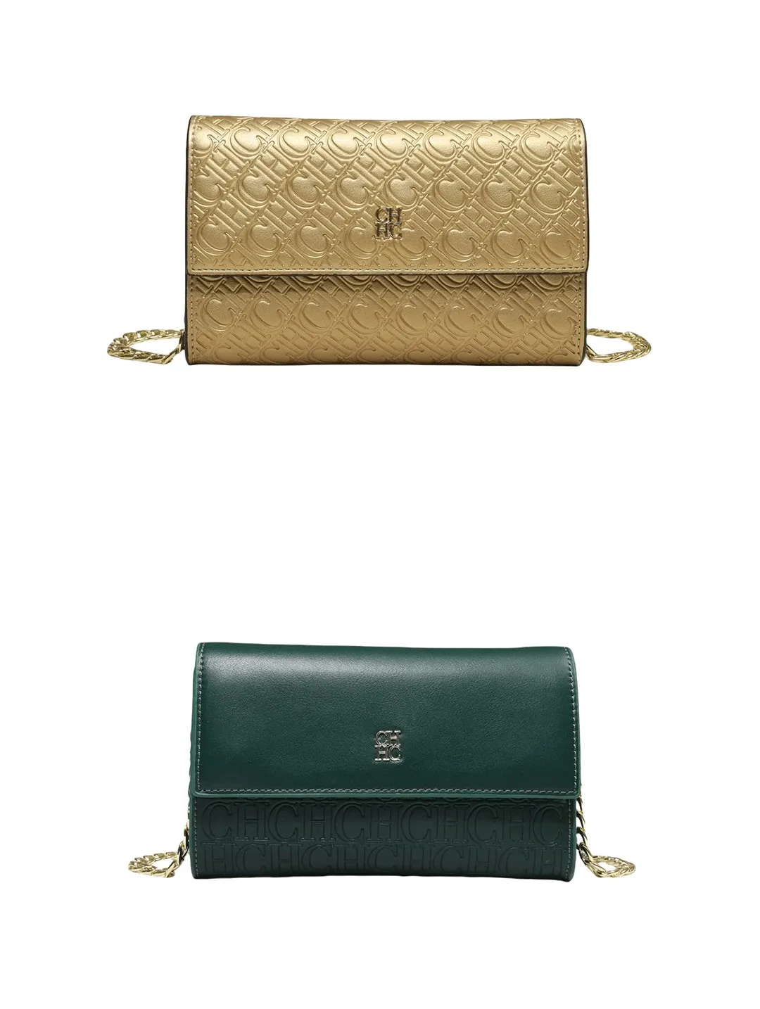CH Crossbody Bag For Women Luxury Designer Handbag Fashion Embossed Leather Shoulder Bag Elegant Chain Clutch Bag For Daily Use