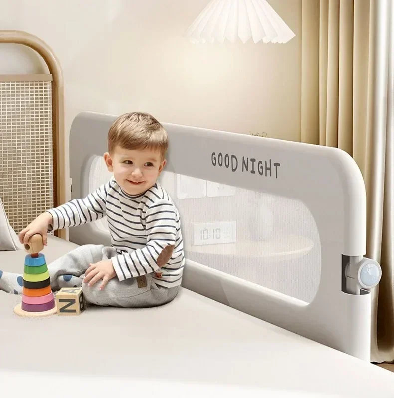 IMBABY Folding Bed Rail for Toddlers,Baby Bed Rail Guard with Reinforced Anchor Safety System,Fit Bunk,Full Size,Queen,King,Twin