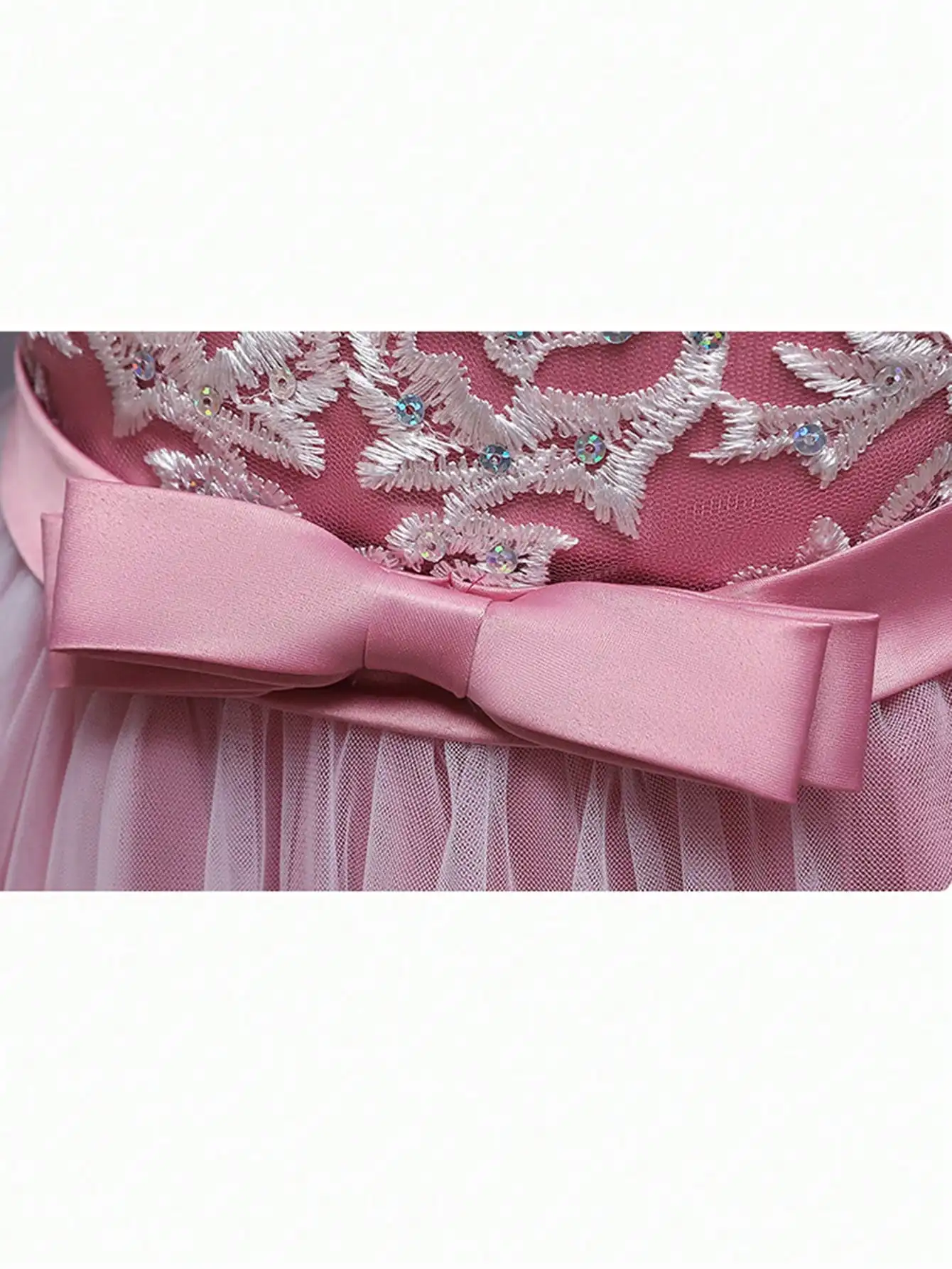 2026 Flower Girl Dresses For Weddings Lace Luxury Vestidos Princess Birthday Party Bridesmaid Dress For Kid 5-12 Years BIBIHOU