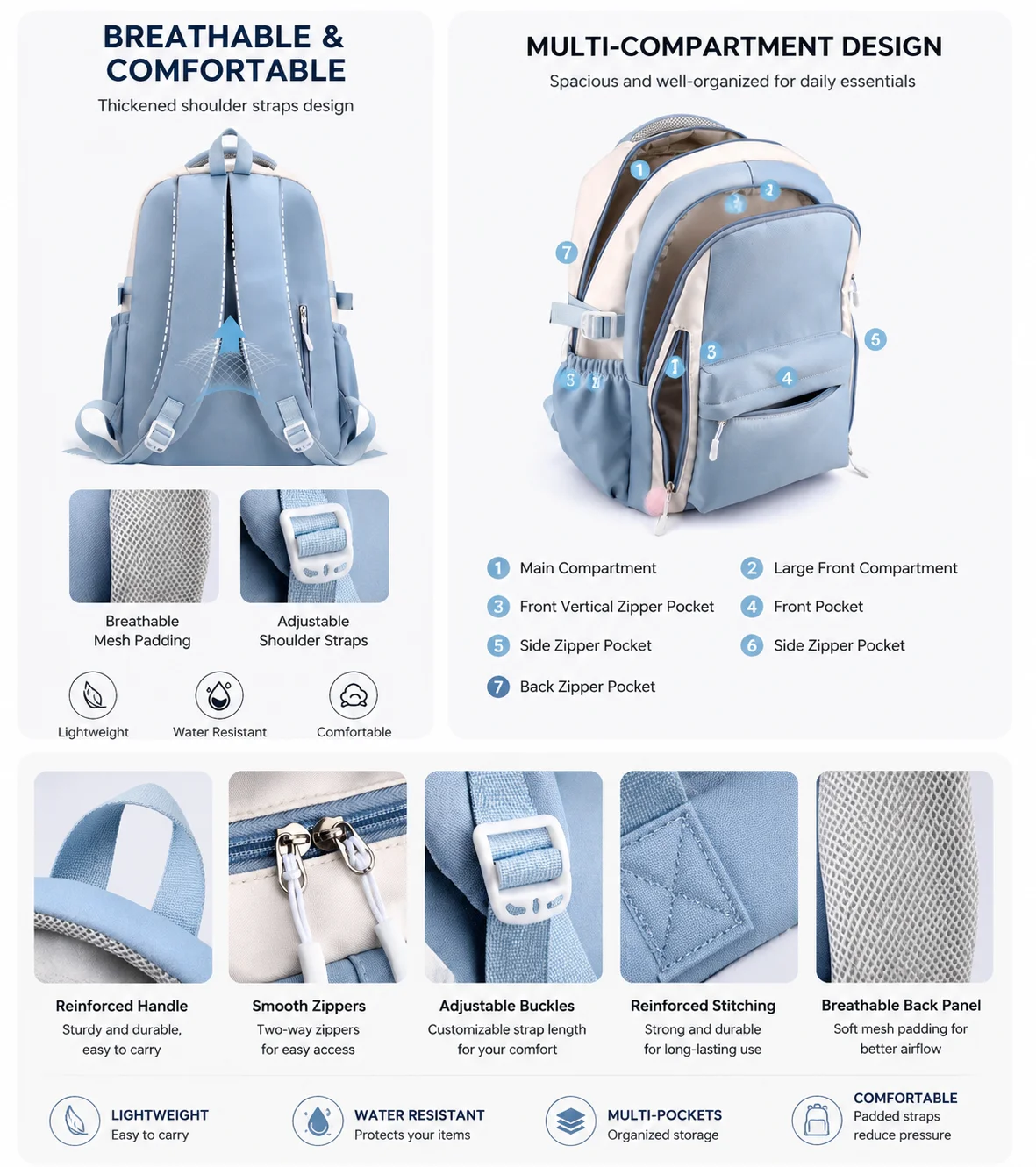 Multi-function School Bags for Girls Boys Popular Girl Group Print Backpack Teenager Large Capacity Schoolbag Women Laptop Bags