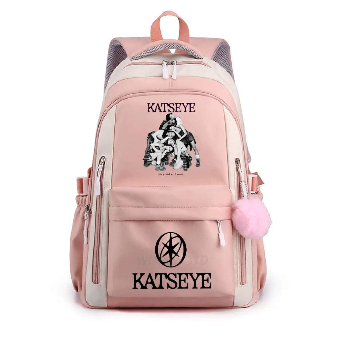 Multi-function School Bags for Girls Boys Popular Girl Group Print Backpack Teenager Large Capacity Schoolbag Women Laptop Bags