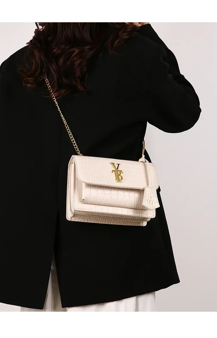 Chic Vintage Clutch Purse - Minimalist Evening Bag with Crystal Embellishments & Art Deco Lettering