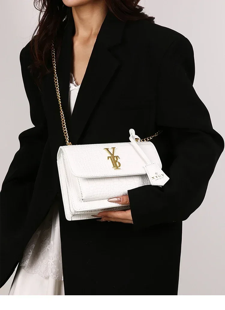 Chic Vintage Clutch Purse - Minimalist Evening Bag with Crystal Embellishments & Art Deco Lettering
