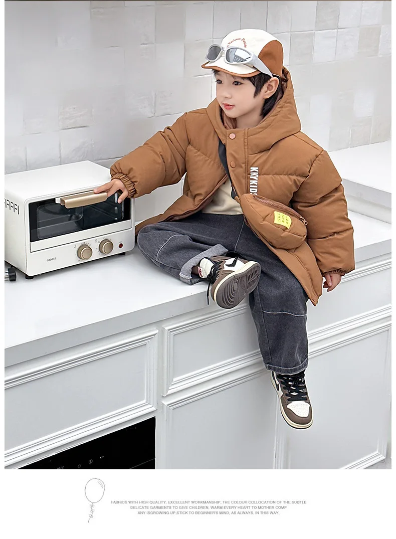 2026 New Children's Down And Cotton Coat - Winter Overcoat For Boys And Girls - Stylish Thick And Warm Cotton Coat - Big Coat