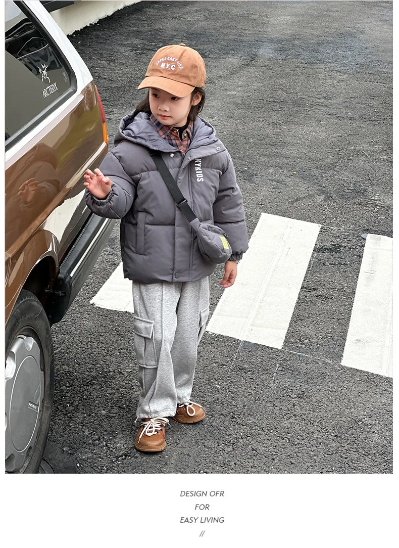 2026 New Children's Down And Cotton Coat - Winter Overcoat For Boys And Girls - Stylish Thick And Warm Cotton Coat - Big Coat