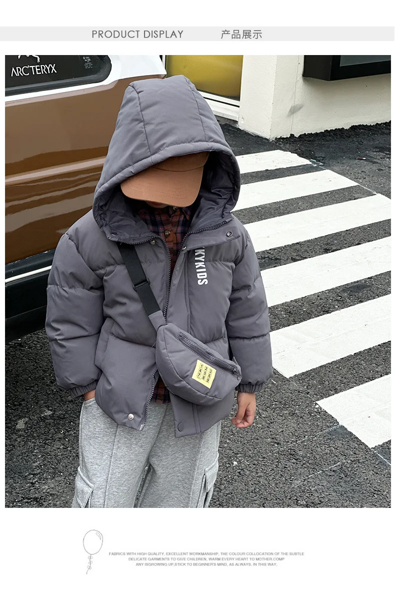 2026 New Children's Down And Cotton Coat - Winter Overcoat For Boys And Girls - Stylish Thick And Warm Cotton Coat - Big Coat