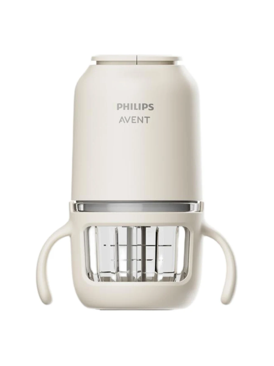 Philips Avent Baby Food Maker 150W 2 Glass Cups 2 Blades 25000RPM 316L 8-Blade Cutter Mini Food Processor
