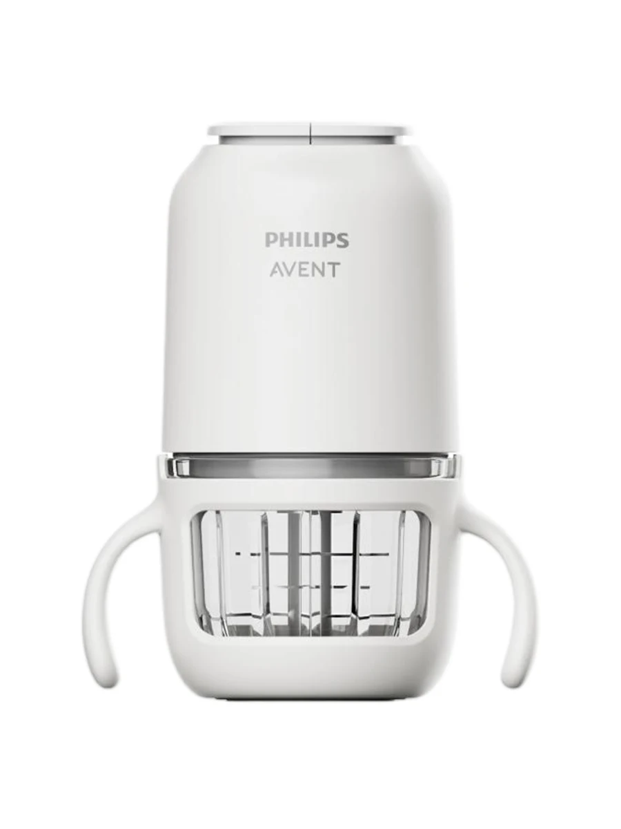 Philips Avent Baby Food Maker 150W 2 Glass Cups 2 Blades 25000RPM 316L 8-Blade Cutter Mini Food Processor