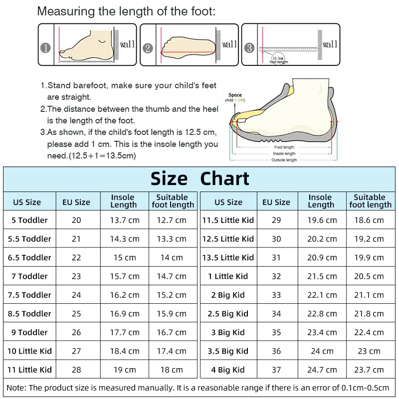 Princepard Orthopedic Kids Sandals Boys Children Summer Corrective Shoes Flat Feet Clubfoot Footwear with Arch Support