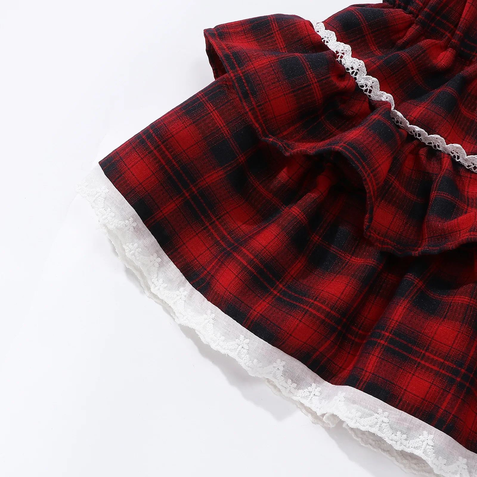 Girls Plaid Skirt 2026 New Fashion All-match Red Short Princess Skirt 8 10 12 13 Years Casual Teen School Children A-line Skirt