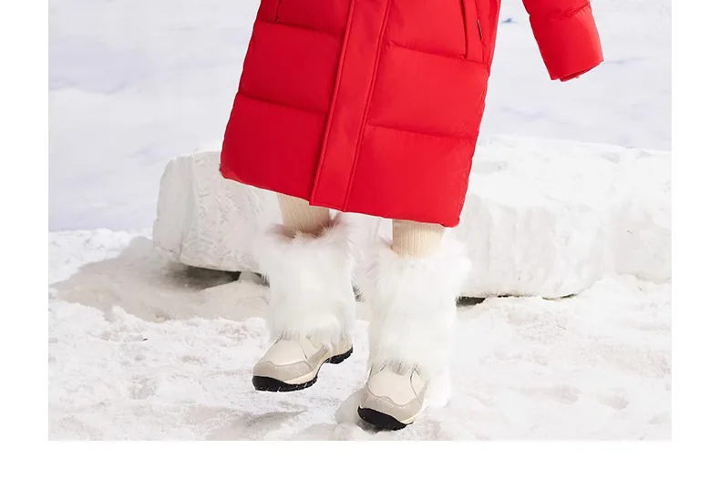 Kids Winter Down Jacket For Boy Girl Hooded Waterproof Thick Warm Teenage Girl Down Jacket 5-14 Years Kids Parka Outwear Coat