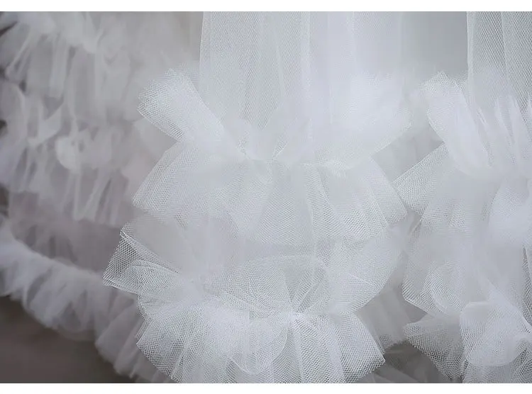 Sequined Children Elegant Dress Young Girl Long Wedding Dresses Teenager Girl's Festive Clothes From 5 to 12 Years