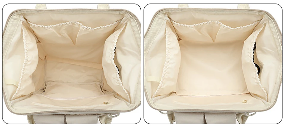 Baby Nappy Bag Mummy Bag Backpack Waterproof Storage Handbag Outdoor Travel Mommy Maternity Bag For Baby Stuff 2 Layer Gray