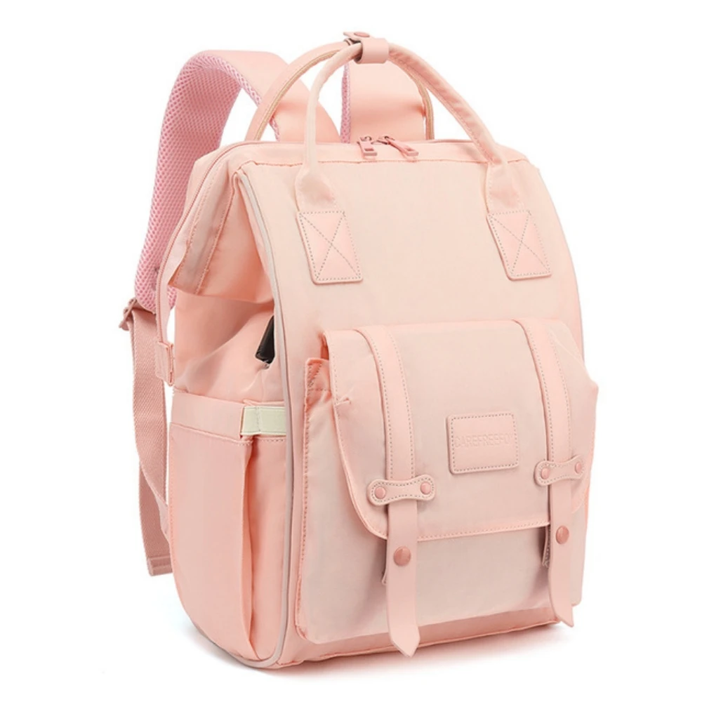 Baby Nappy Bag Mummy Bag Backpack Waterproof Storage Handbag Outdoor Travel Mommy Maternity Bag For Baby Stuff 2 Layer Gray