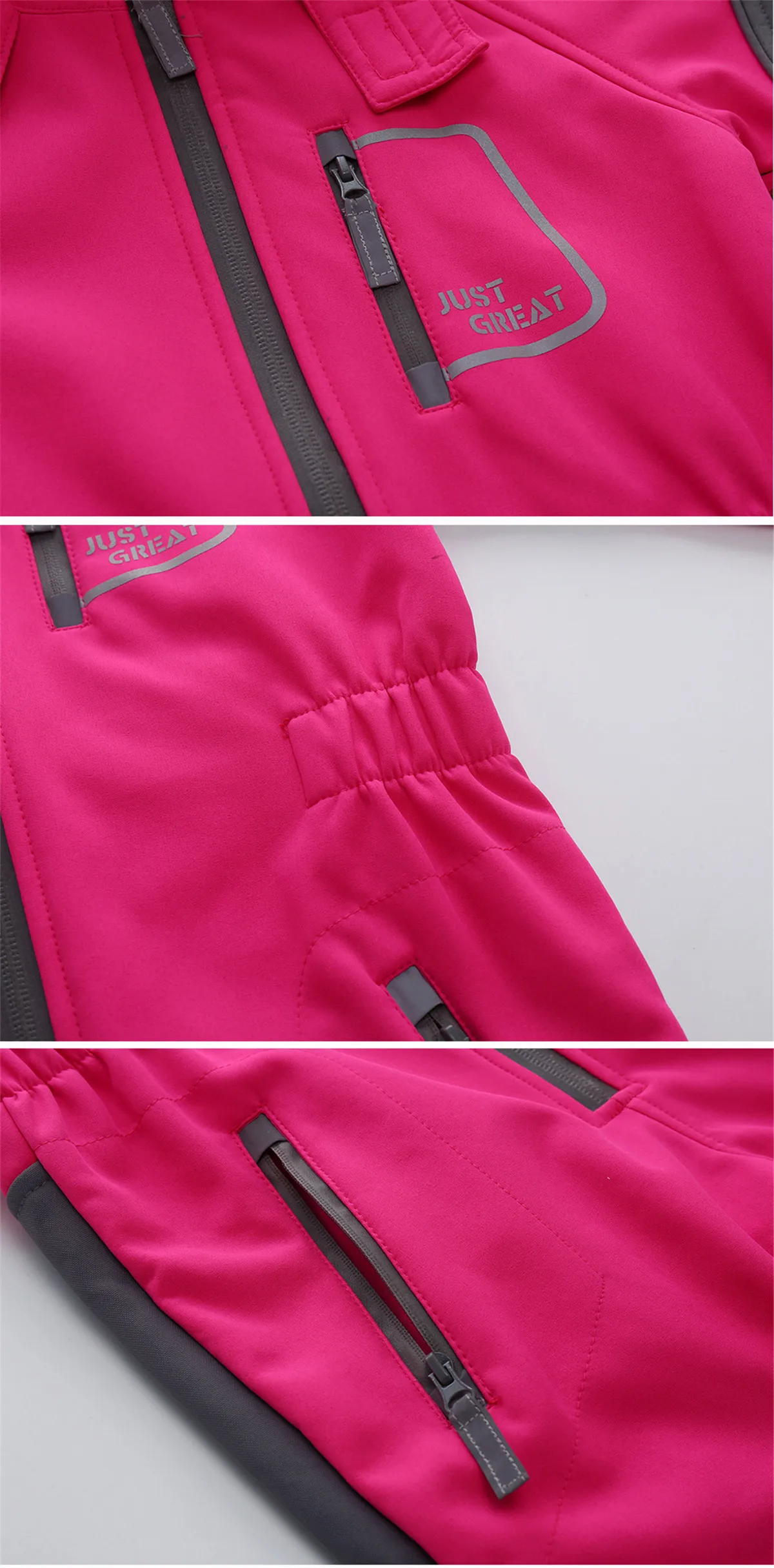 HONEYKING Children's Softshell Overalls Outdoor Hooded Coveralls Baby Rompers Windproof Waterproof Jumpsuit Kids Warm Jumpsuit