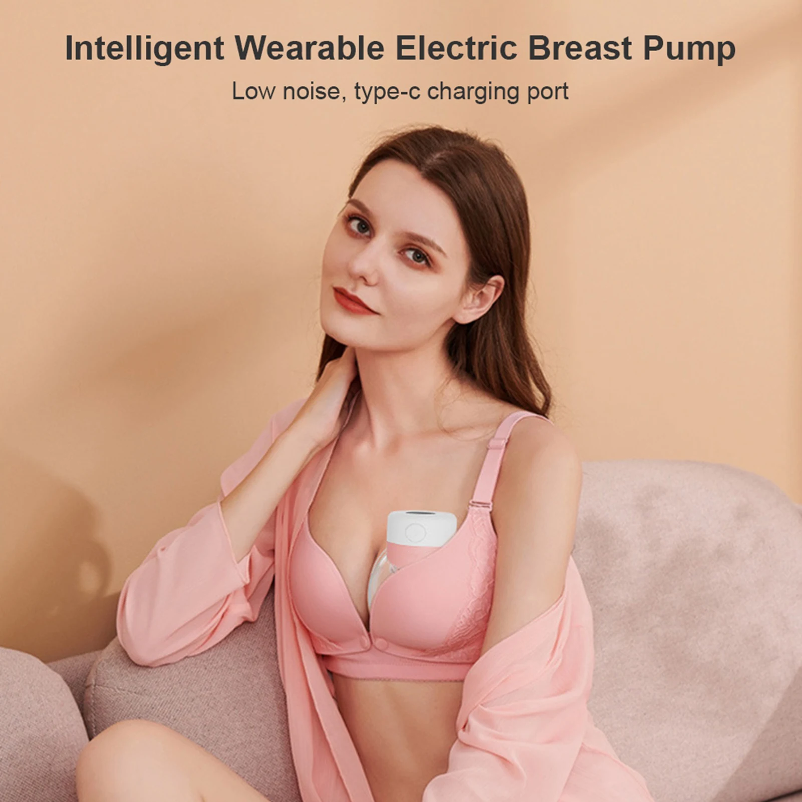 Hands Free Electric Breast Pumps Mother Milk Extractor Portable Breast Air Pump Wearable Wireless Breast Pump UV Disinfectable
