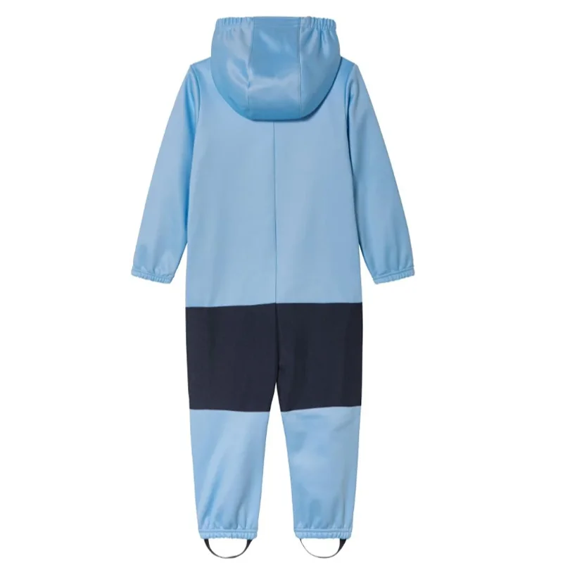 Children's Outdoor Soft-Shell Onesies Are Waterproof and Fleece Breathable
