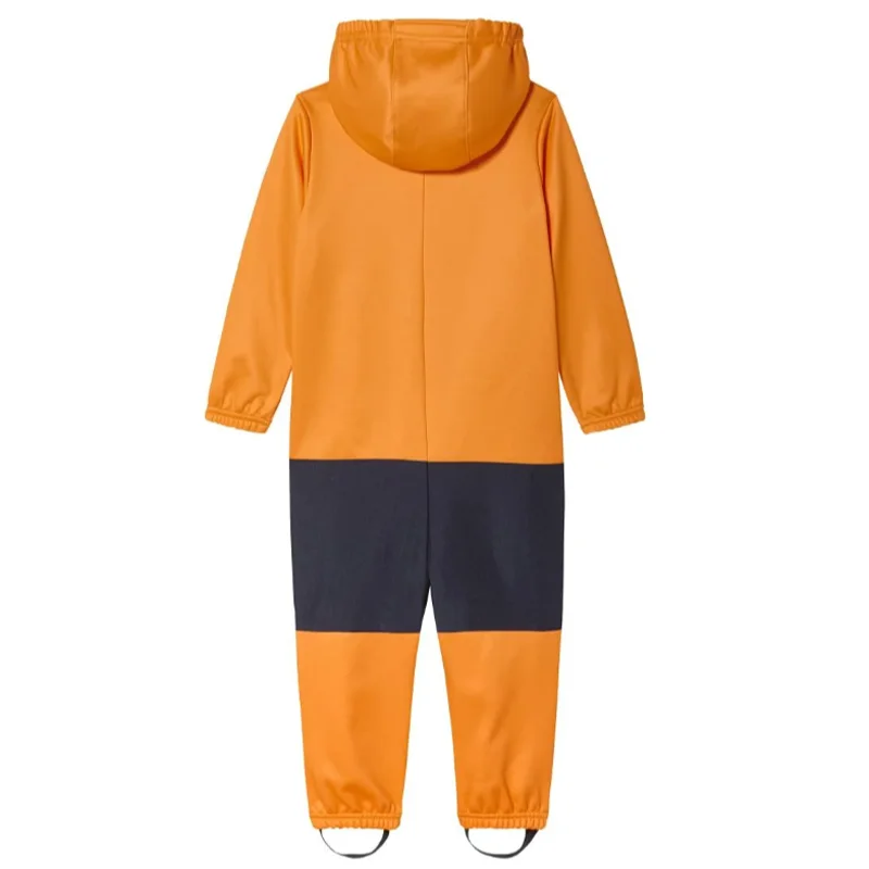 Children's Outdoor Soft-Shell Onesies Are Waterproof and Fleece Breathable