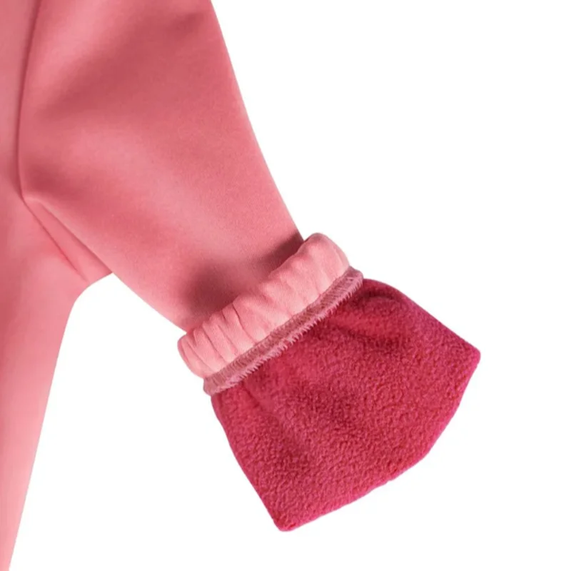 Children's Outdoor Soft-Shell Onesies Are Waterproof and Fleece Breathable