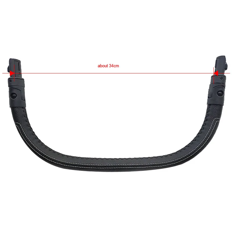 Stroller Armrest For Cybex Priam 3/4 Mios 2/3 Pram Pushchair Fence Buggy Bumper Bar Leather Cover Handrail Baby Accessories