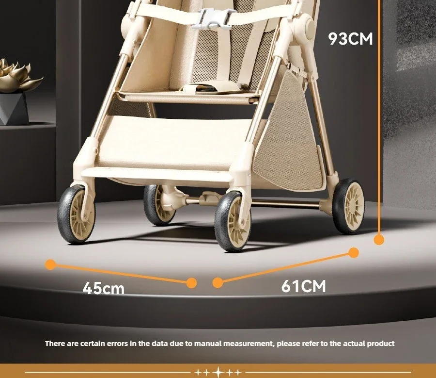 2025 New Foldable Pocket Umbrella StrollerTravel Stroller Baby Lightweight and Compact Stroller Suitable for Travel and Shopping