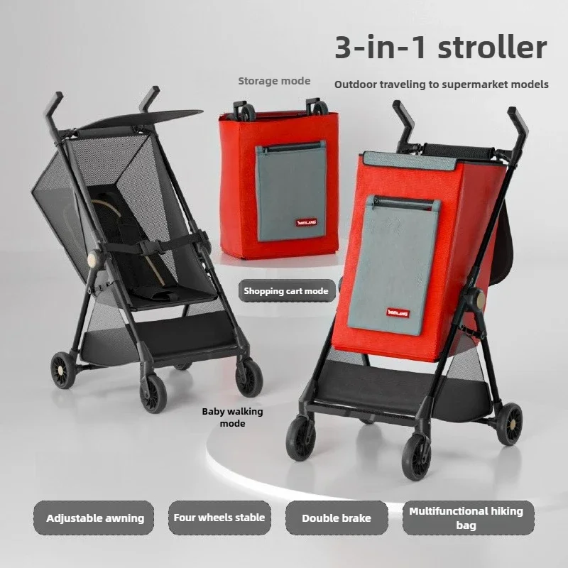 2025 New Foldable Pocket Umbrella StrollerTravel Stroller Baby Lightweight and Compact Stroller Suitable for Travel and Shopping