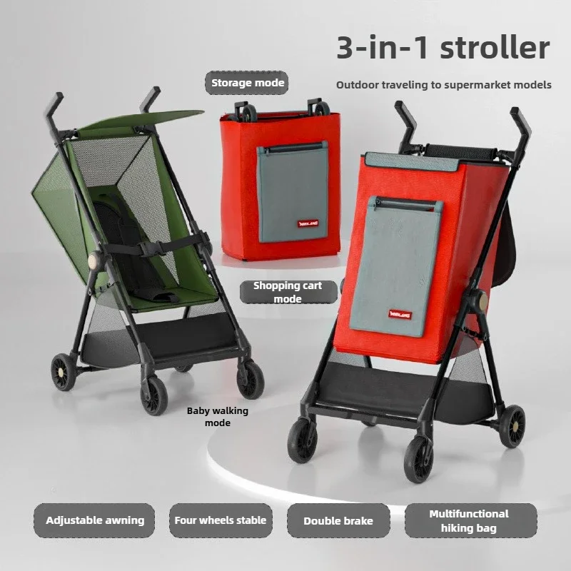 2025 New Foldable Pocket Umbrella StrollerTravel Stroller Baby Lightweight and Compact Stroller Suitable for Travel and Shopping