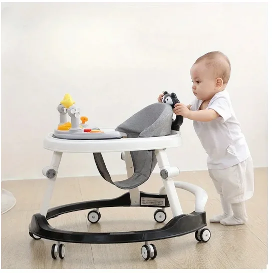 Walker with Music Anti O-shaped Legs Multifunctional Anti Fall and Anti Roll Suitable for Both Male and Female Infants