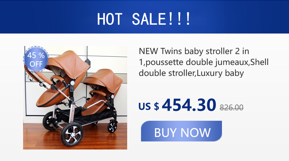 Luxury Twin Baby Stroller,High Landscape Pram,Folding Carriage,twins stroller baby car,Double Seat strollers,Lying and Seating